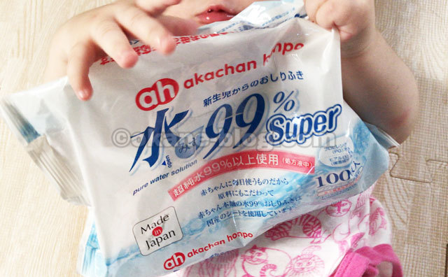 アカチャンホンポの超超人気商品「水99%Super 新生児からのおしりふき」